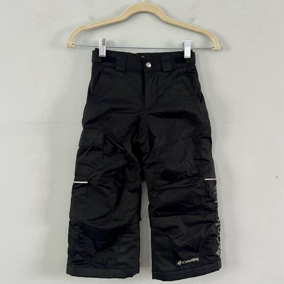 Columbia Bugaboo Omni Heat Insulated Outgrown Black Girls Snow Ski Winter Pants - Picture 1 of 3